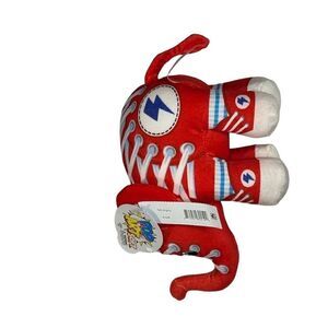 Pop Art Soft Bolt Red Elephant Beanbag Stuffed Animal  7"